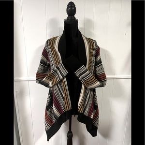 BCBGMaxAzria Avene Open Front Knit Cardigan Sweater -XS/XXS